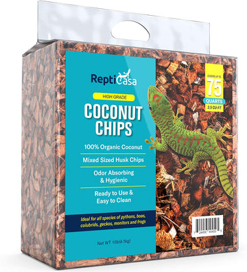 ReptiCasa Organic Coconut Chips Expandable Substrate Block